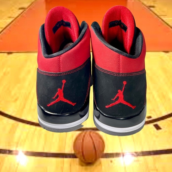 Nike Air Jordan Flight Club 90 Size 15 Men's Basketball Shoes Red 602661-601 - Picture 3 of 12